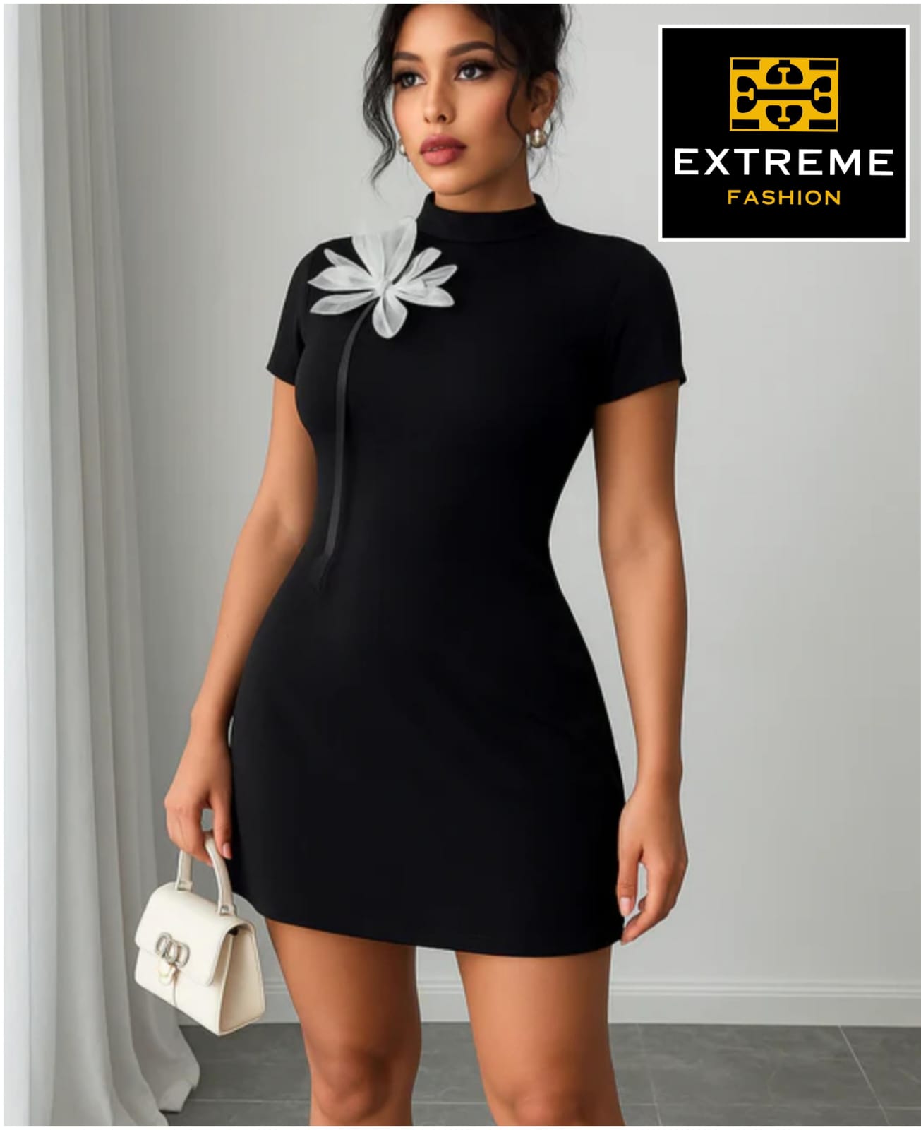 mini elegent black dress