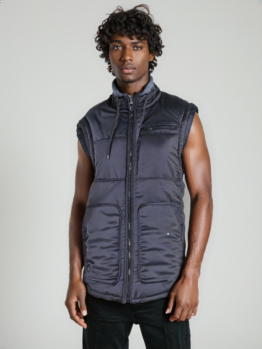 Padded puffer vest