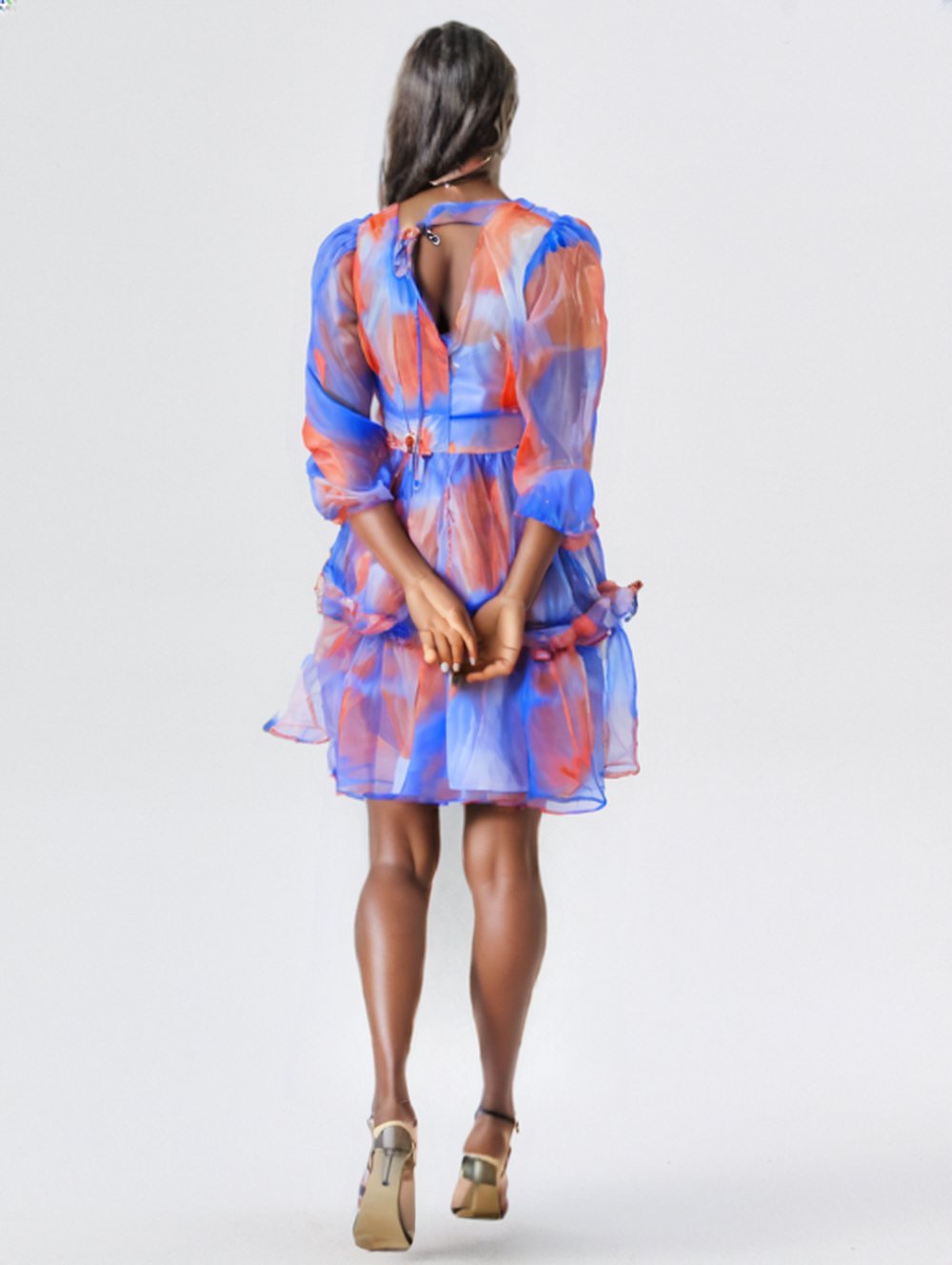 Abstract Mini Dress