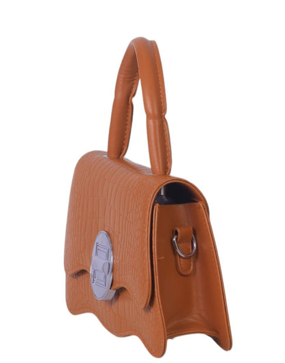 Stylish EF Leather Shoulder Bag