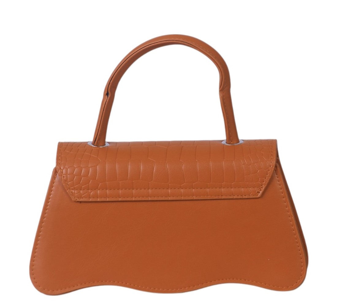 Stylish EF Leather Shoulder Bag