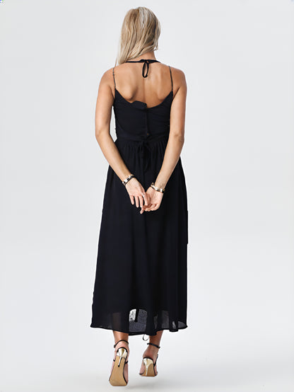 Cotton-poplin Midi Dress