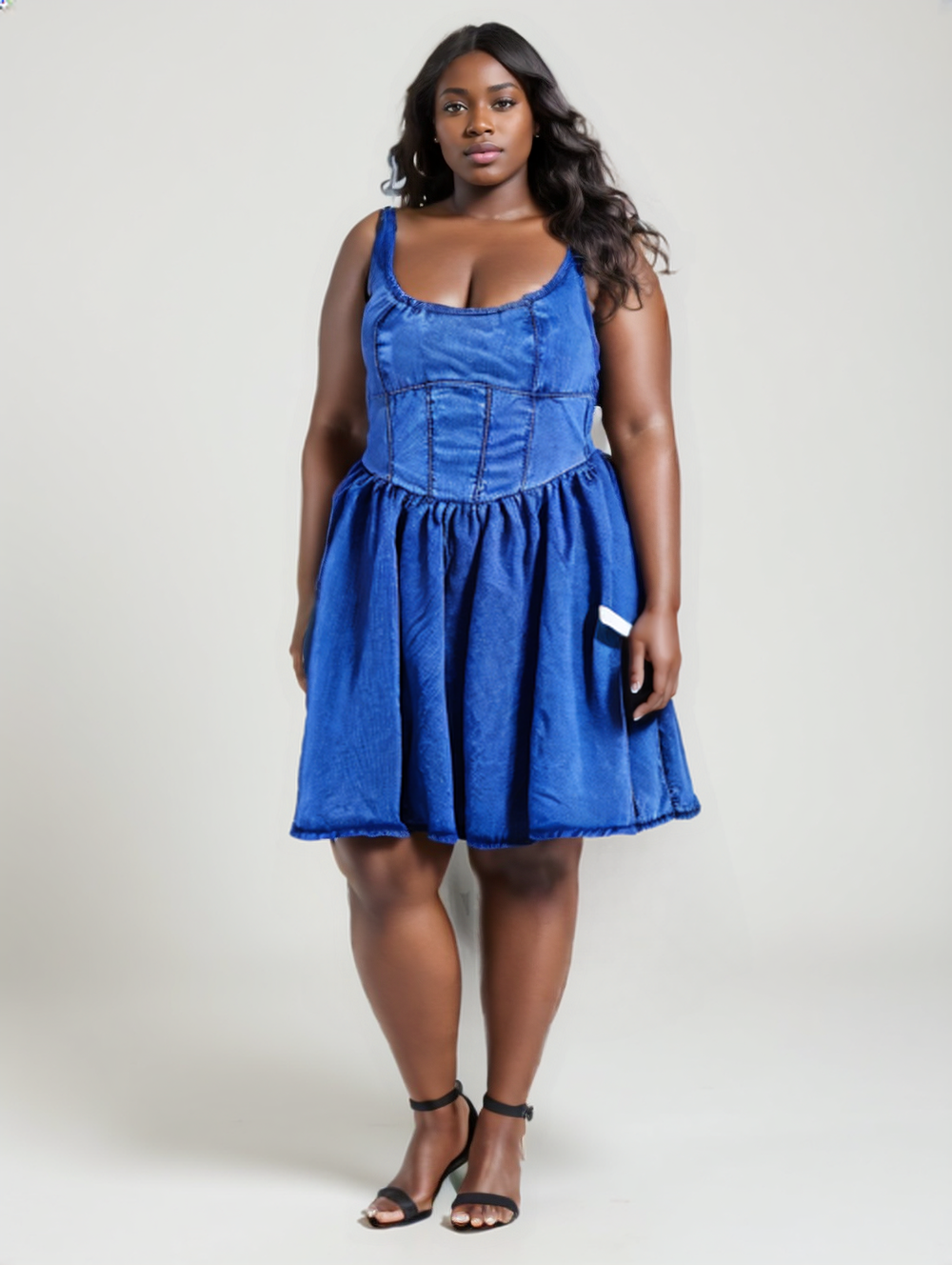 Tank Denim Mini Dress