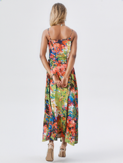 Floral Print Maxi Dress