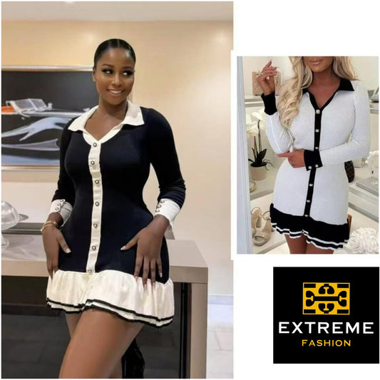 knitted mini dress