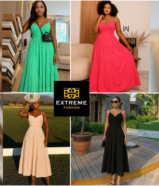 strap maxi dress