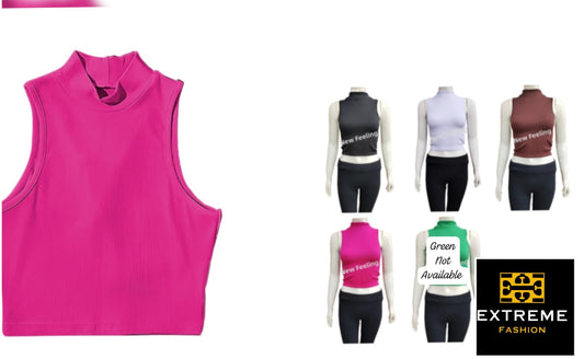 stretch crop top