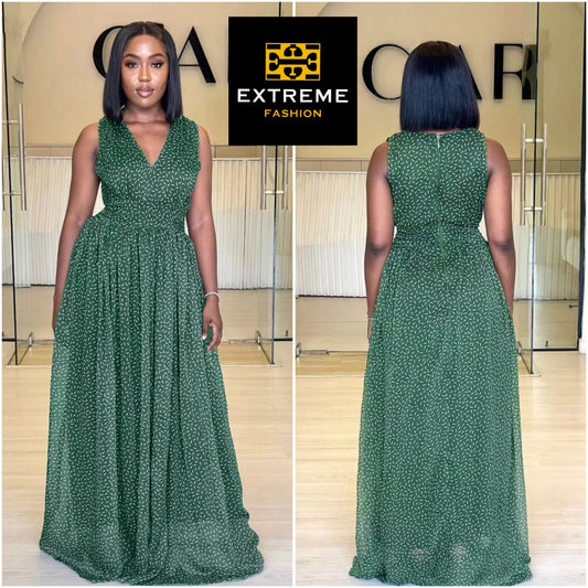 sleeveless maxi dress